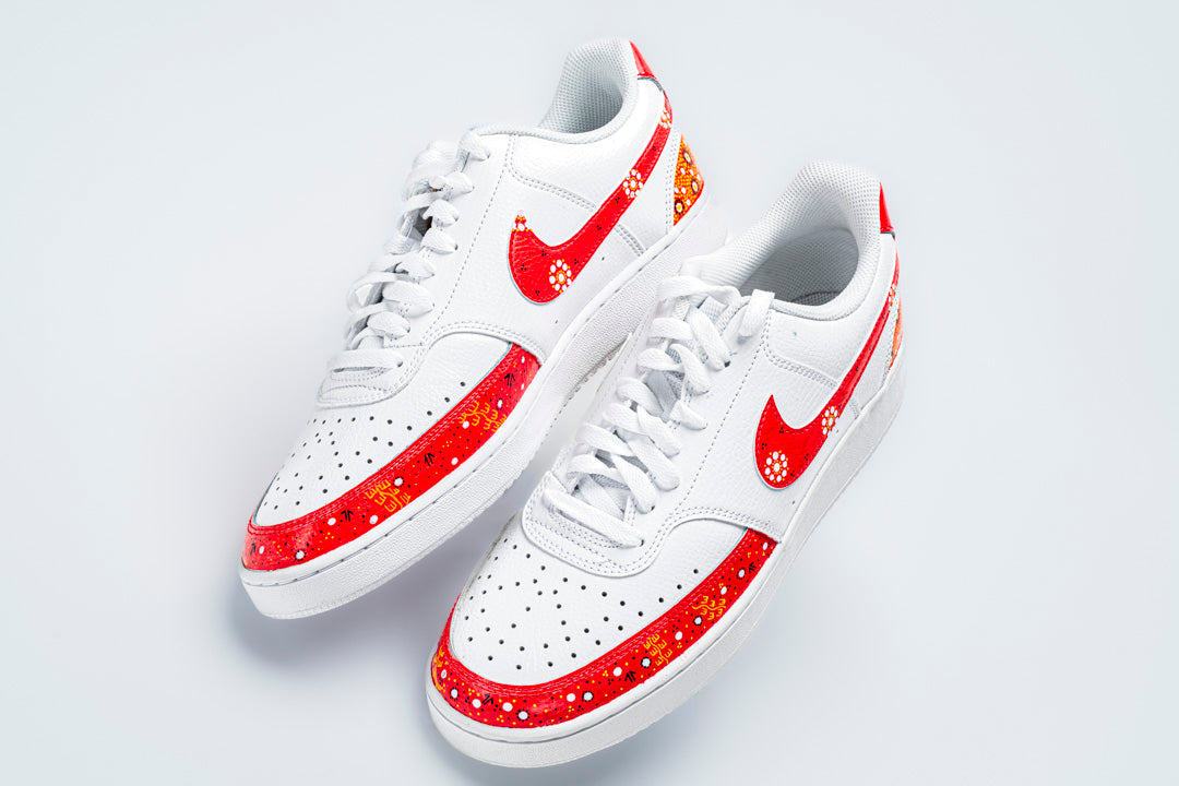 Customised Sneakers (Orange Pair)