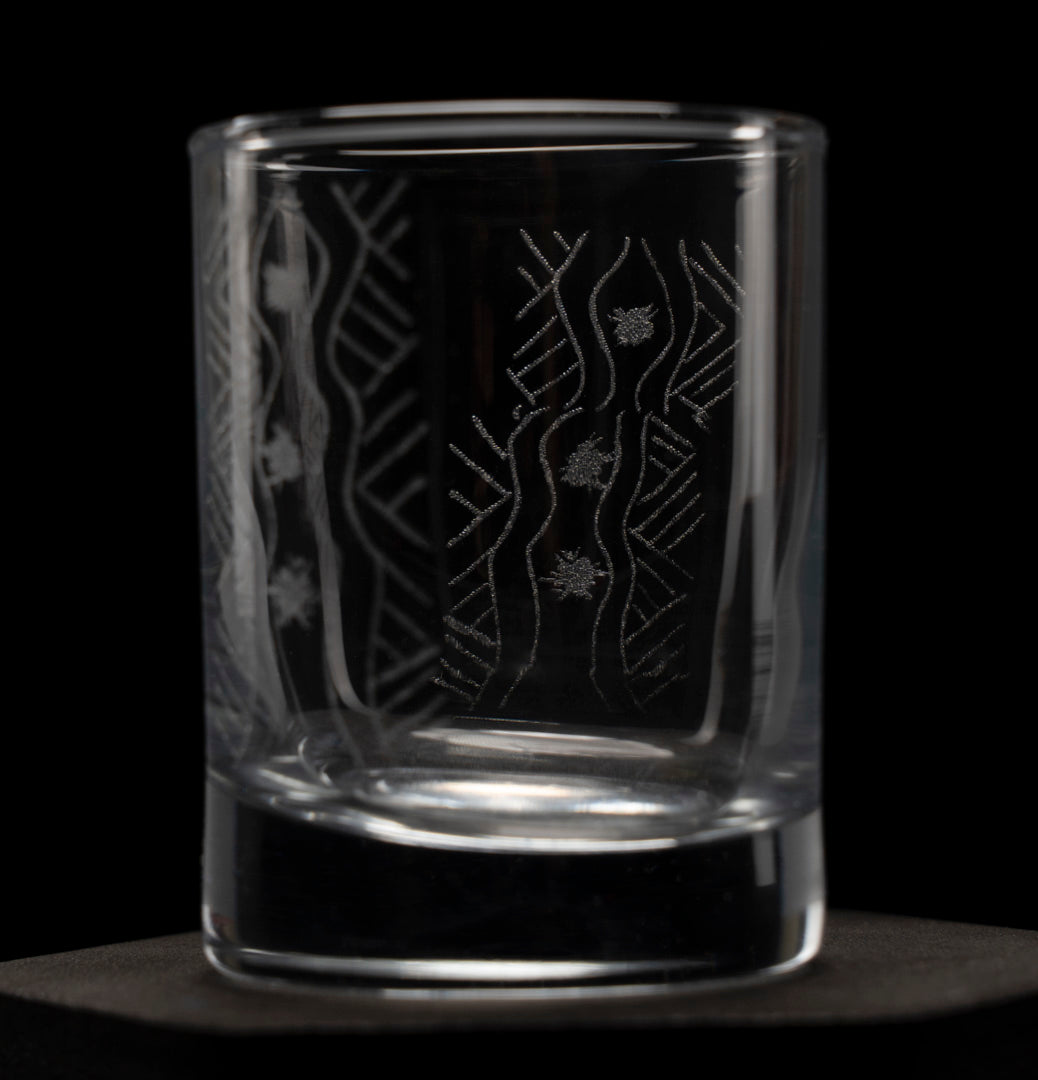 Etched Shotglass