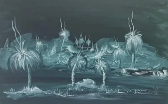 Moonlit Grasstrees by Warrajirri-Yarra