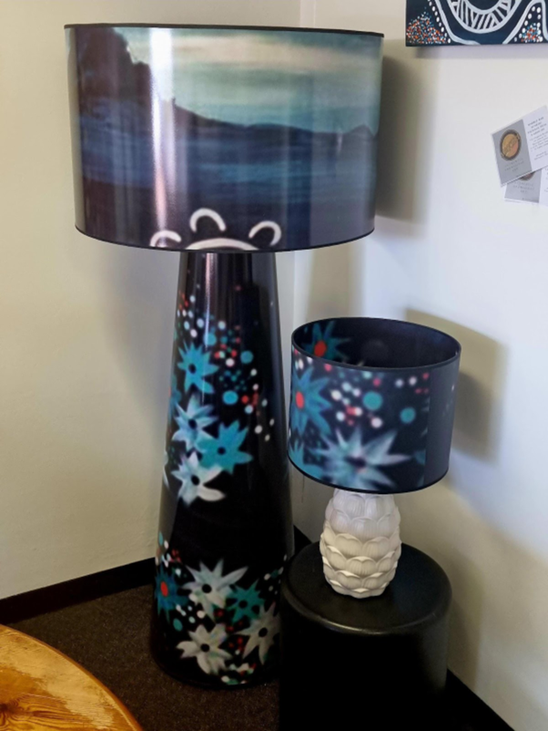 Pilbara Sunrise Lamp & Painting Package