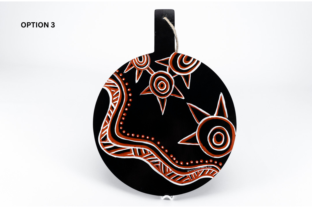 Wildflower Timber Platter (Round)