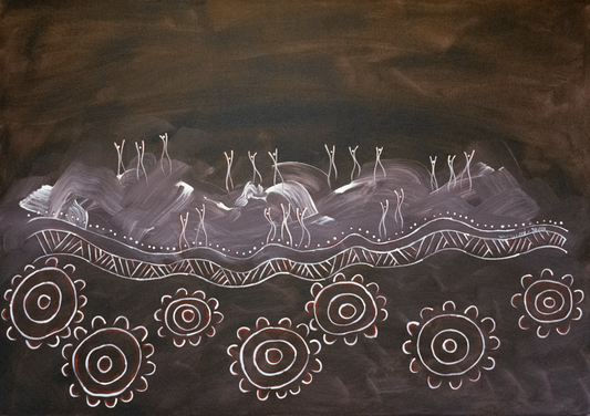 Travel to the boundary lines by Warrajirri-Yarra
